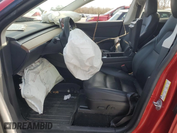 2020 Tesla Model Y Long Range with VIN 5YJYGDEEXLF013726, listed as a Copart auction lot 50289805 with Not Provided miles and Salvage Title. Bid and sale history available at DreamBid. Image 7.