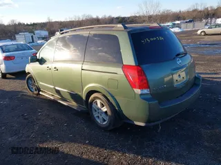 2004 Nissan Quest SL with VIN 5N1BV28U64N332378, listed as a IAAI auction lot 41300586 with 183,452 mi miles. Bid and sale history available at carsss.com. Image 3.