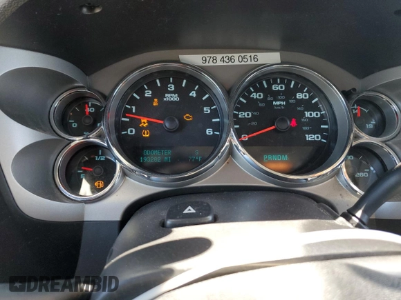 2013 GMC Sierra 1500 SLE with VIN 1GTR2VE77DZ216174, listed as a Copart auction lot 54873745 with 193,282 mi miles and Clean Title. Bid and sale history available at DreamBid. Image 9.
