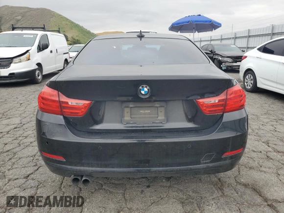 2014 BMW 4 Series 428i with VIN WBA3N7C5XEF719983, listed as a Copart auction lot 53205875 with 173,015 mi miles and Clean Title. Bid and sale history available at carsss.com. Image 6.