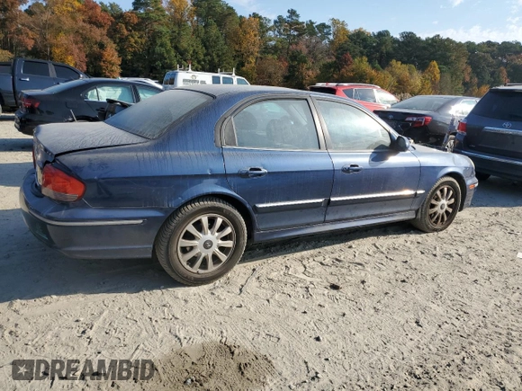 2005 Hyundai Sonata GLS with VIN KMHWF35H45A102665, listed as a Copart auction lot 76581204 with 208,763 mi miles and Salvage Title. Bid and sale history available at carsss.com. Image 3.