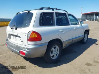 2004 Hyundai Santa Fe GLS with VIN KM8SC73D64U616531, listed as a IAAI auction lot 41841487 with 199,473 mi miles. Bid and sale history available at carsss.com. Image 4.