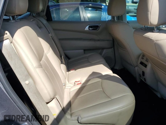 2017 Nissan Pathfinder SL with VIN 5N1DR2MM2HC603702, listed as a Copart auction lot 62452515 with 87,994 mi miles and Salvage title. Bid and sale history available at DreamBid. Image 11.