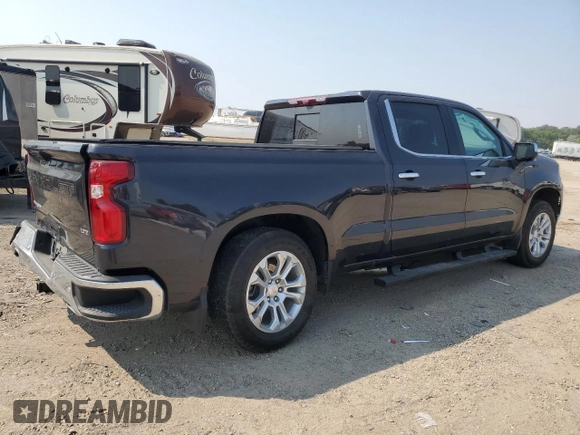 2023 Chevrolet Silverado 1500 LTZ with VIN 1GCUDGED4PZ295216, listed as a Copart auction lot 69863734 with 16,468 mi miles and Salvage Title. Bid and sale history available at carsss.com. Image 3.