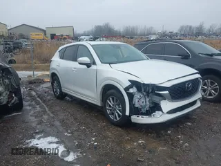 2024 Mazda CX-5 2.5 S Preferred Package with VIN JM3KFBCL6R0474449, listed as a IAAI auction lot 41491211 with 5,328 mi miles. Bid and sale history available at carsss.com. Image 1.