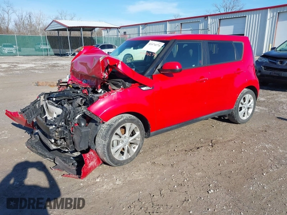 2015 Kia Soul + with VIN KNDJP3A55F7791587, listed as a IAAI auction lot 41474274 with 83,743 mi miles and . Bid and sale history available at DreamBid. Image 2.