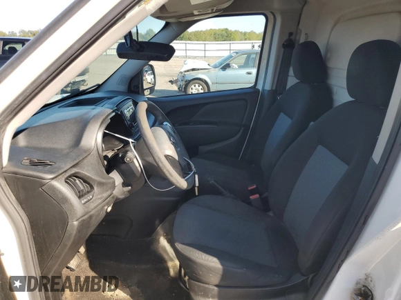 2017 Ram ProMaster City Cargo Tradesman with VIN ZFBERFAB8H6E48337, listed as a Copart auction lot 74839074 with 123,702 mi miles and Clean Title. Bid and sale history available at DreamBid. Image 7.