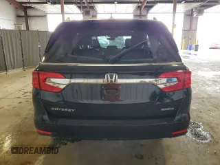 2020 Honda Odyssey Touring with VIN 5FNRL6H87LB006802, listed as a Copart auction lot 75322104 with 49,309 mi miles and Salvage Title. Bid and sale history available at DreamBid. Image 6.