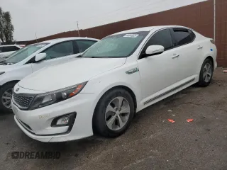 2015 Kia Optima Hybrid with VIN KNAGM4ADXF5078712, listed as a Copart auction lot 44864635 with 116,717 mi miles and Salvage Title. Bid and sale history available at carsss.com. Image 1.