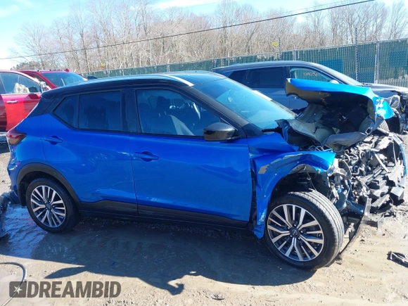 2022 Nissan Kicks SV with VIN 3N1CP5CV1NL510786, listed as a IAAI auction lot 41600316 with 82,374 mi miles and . Bid and sale history available at carsss.com. Image 13.