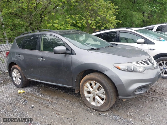 2014 Nissan Murano SL with VIN JN8AZ1MU7EW420084, listed as a IAAI auction lot 42101828 with 124,699 mi miles. Bid and sale history available at carsss.com. Image 13.