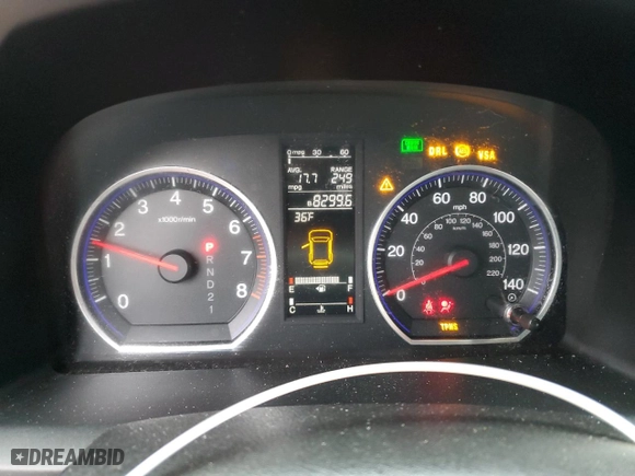 2008 Honda CR-V EX-L with VIN JHLRE48718C016710, listed as a Copart auction lot 52093745 with 8,299 mi miles and Salvage Title. Bid and sale history available at carsss.com. Image 9.