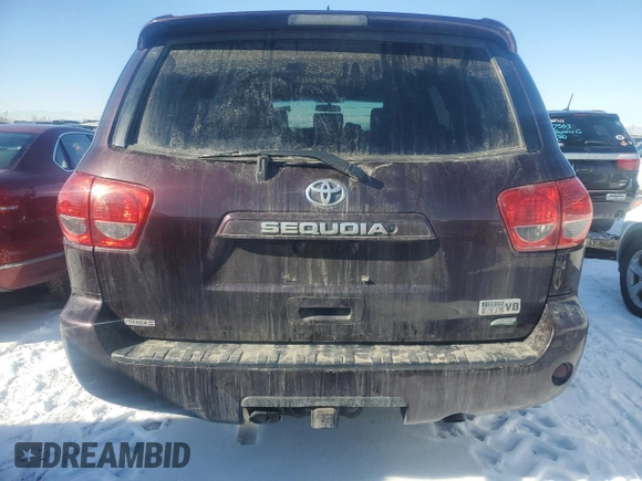 2013 Toyota Sequoia SR5 with VIN 5TDBW5G12DS078026, listed as a Copart auction lot 42628715 with 102,444 mi miles and Salvage Title. Bid and sale history available at carsss.com. Image 6.
