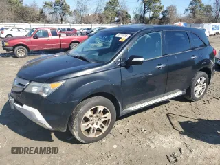 2008 Acura MDX Tech Pkg with VIN 2HNYD28318H524907, listed as a Copart auction lot 46110935 with 164,740 mi miles and Clean Title. Bid and sale history available at carsss.com. Image 1.