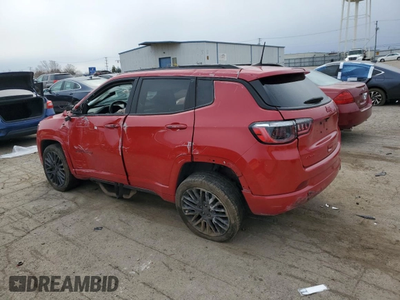2022 Jeep Compass (RED) Edition с VIN 3C4NJDCB7NT211830, выставлен на аукционе Copart как лот 50802355 с пробегом 63 090 миль миль и На запчасти • Non repairable. История ставок и продаж доступна на DreamBid. Изображение 2.