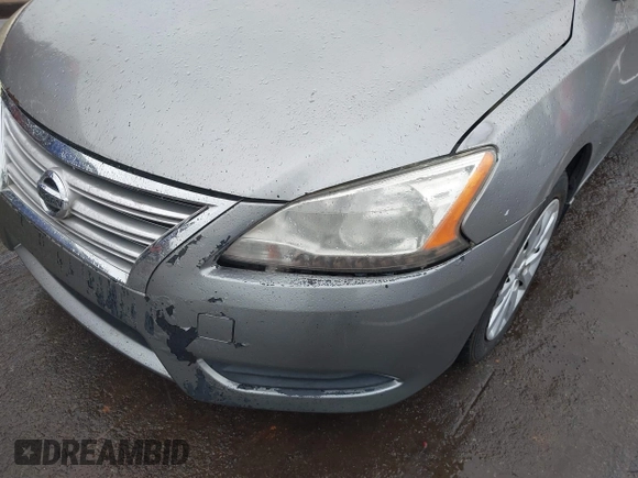 2014 Nissan Sentra S with VIN 3N1AB7AP2EL607775, listed as a IAAI auction lot 42127174 with 163,464 mi miles and . Bid and sale history available at DreamBid. Image 6.