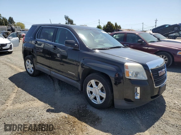2014 GMC Terrain SLE with VIN 2GKALMEK3E6339691, listed as a Copart auction lot 52330695 with 132,459 mi miles and Salvage Title. Bid and sale history available at DreamBid. Image 4.
