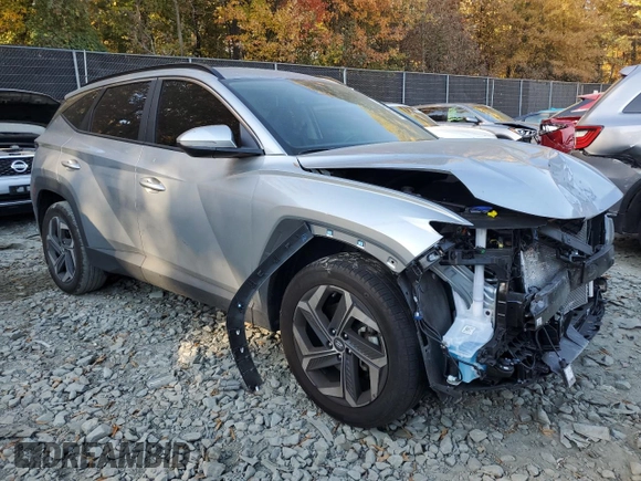 2024 Hyundai Tucson SEL with VIN 5NMJFCDE4RH435112, listed as a Copart auction lot 77801044 with 12,021 mi miles and Salvage Title. Bid and sale history available at carsss.com. Image 4.