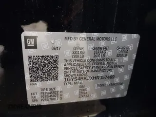 2017 Cadillac Escalade Luxury z VIN 1GYS4BKJXHR357489, wystawiony jako IAAI lot #39243523 z przebiegiem 60 265 mil mil oraz . Historia ofert i sprzedaży dostępna na DreamBid. Obrazek 9.