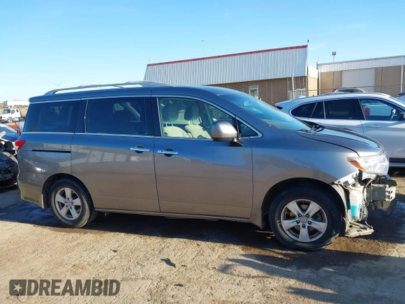 2015 Nissan Quest SV with VIN JN8AE2KP2F9130611, listed as a IAAI auction lot 41798017 with 79,228 mi miles. Bid and sale history available at carsss.com. Image 13.