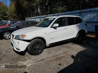2011 BMW X3 28i with VIN 5UXWX5C51BL711104, listed as a Copart auction lot 79857104 with 86,855 mi miles and Salvage Title. Bid and sale history available at DreamBid. Image 1.
