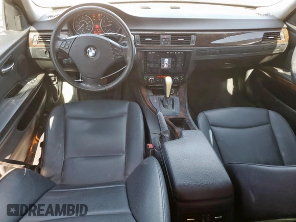 2008 BMW 3 Series 328i with VIN WBAVA37598NL55606, listed as a Copart auction lot 58257725 with 143,619 mi miles and Salvage title. Bid and sale history available at DreamBid. Image 8.