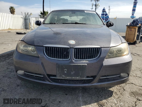 2008 BMW 3 Series 335i with VIN WBAVB77518NH79417, listed as a Copart auction lot 43577375 with 97,291 mi miles and Salvage Title. Bid and sale history available at carsss.com. Image 5.