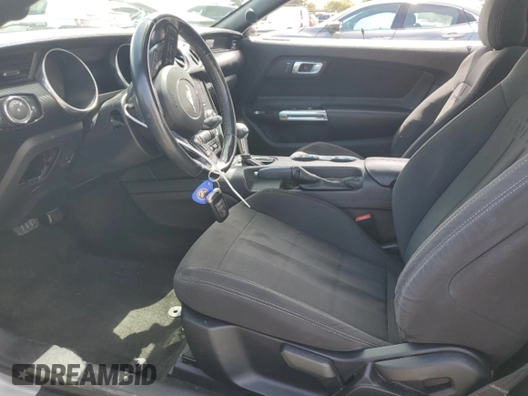 2018 Ford Mustang EcoBoost with VIN 1FA6P8TH6J5123706, listed as a Copart auction lot 56093095 with 60,199 mi miles and Salvage title. Bid and sale history available at DreamBid. Image 7.