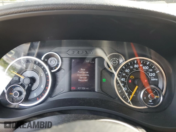 2019 Ram 3500 Tradesman with VIN 3C63RRGL3KG542643, listed as a Copart auction lot 52897945 with 431,326 mi miles and Clean Title. Bid and sale history available at carsss.com. Image 9.