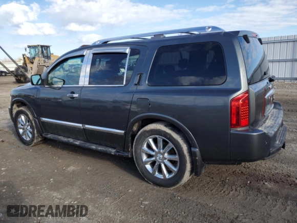 2009 Infiniti QX56 with VIN 5N3AA08C89N903922, listed as a Copart auction lot 50193735 with 128,495 mi miles and Non Repairable. Bid and sale history available at DreamBid. Image 2.