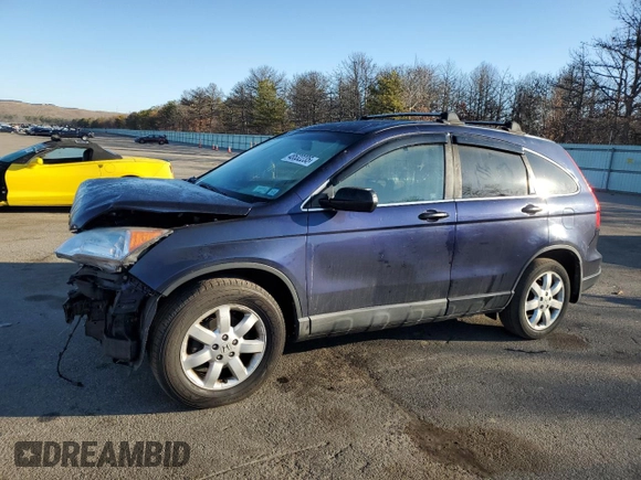 2009 Honda CR-V EX with VIN 5J6RE48519L046409, listed as a Copart auction lot 48532235 with 119,204 mi miles and Salvage Title. Bid and sale history available at carsss.com. Image 1.