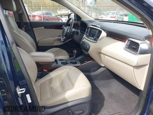 2017 Kia Sorento EX V6 with VIN 5XYPH4A55HG301314, listed as a IAAI auction lot 41858727 with 115,150 mi miles. Bid and sale history available at carsss.com. Image 5.