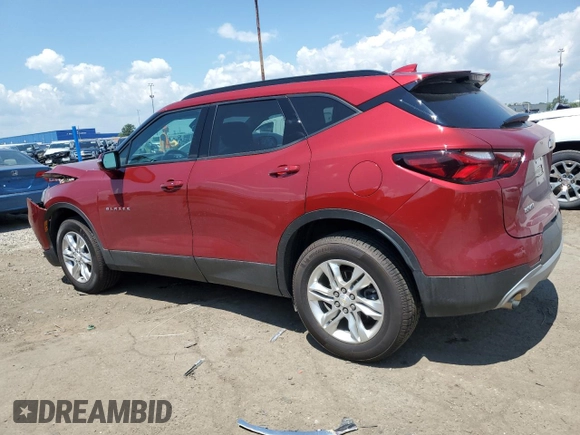 2021 Chevrolet Blazer LT z VIN 3GNKBCRS6MS524834, wystawiony jako Copart lot #63138245 z przebiegiem 28 387 mil mil oraz Nie do naprawy • Non repairable. Historia ofert i sprzedaży dostępna na DreamBid. Obrazek 2.