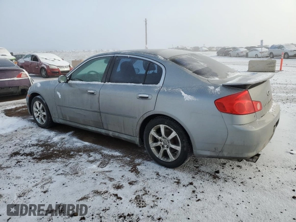 2006 Infiniti G35 z VIN JNKCV51F06M613752, wystawiony jako Copart lot #49462945 z przebiegiem 255 599 mil mil oraz Szkoda całkowita • Salvage title. Historia ofert i sprzedaży dostępna na DreamBid. Obrazek 2.