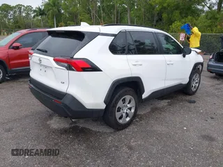 2020 Toyota RAV4 LE with VIN 2T3H1RFV5LC063734, listed as a IAAI auction lot 41652760 with 57,797 mi miles. Bid and sale history available at carsss.com. Image 4.