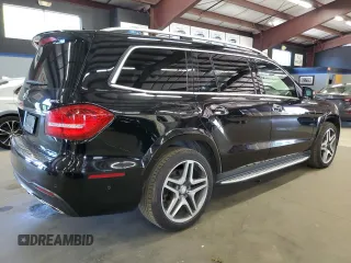 2017 Mercedes-Benz GLS 550 with VIN 4JGDF7DE2HA781443, listed as a Copart auction lot 65413945 with 170,810 mi miles and Clean title. Bid and sale history available at DreamBid. Image 3.