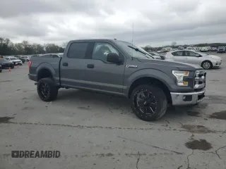 2016 Ford F-150 XLT with VIN 1FTEW1EF4GKE98094, listed as a Copart auction lot 52121985 with 125,000 mi miles and Salvage Title. Bid and sale history available at DreamBid. Image 4.