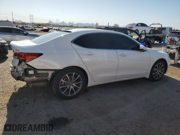 2015 Acura TLX Advance with VIN 19UUB2F74FA022051, listed as a Copart auction lot 63932285 with 58,326 mi miles and Salvage title. Bid and sale history available at DreamBid. Image 3.