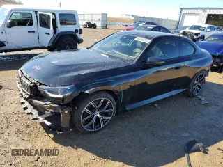 2023 BMW 2 Series 230i xDrive with VIN 3MW33CM07P8D30067, listed as a Copart auction lot 46489275 with 42,128 mi miles and Salvage Title. Bid and sale history available at carsss.com. Image 1.