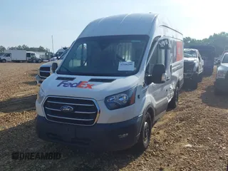 2020 Ford Transit Cargo with VIN 1FTBW3X85LKA45660, listed as a IAAI auction lot 42166200 with 115,838 mi miles and . Bid and sale history available at DreamBid. Image 2.