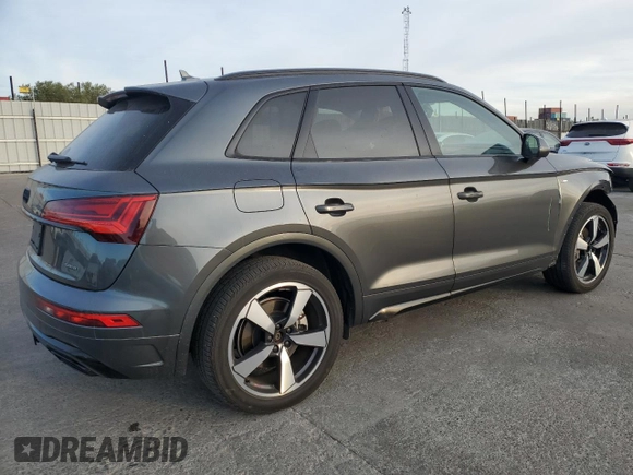 2022 Audi Q5 S line Premium Plus with VIN WA1EAAFY6N2048694, listed as a Copart auction lot 88556535 with 34,009 mi miles and Salvage Title. Bid and sale history available at DreamBid. Image 3.