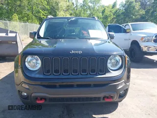 2015 Jeep Renegade Trailhawk with VIN ZACCJBCT1FPC17815, listed as a IAAI auction lot 42043290 with 247,652 mi miles and . Bid and sale history available at DreamBid. Image 12.