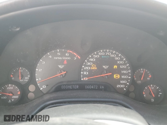 1998 Chevrolet Corvette with VIN 1G1YY32G2W5128574, listed as a Copart auction lot 71737074 with 160,472 mi miles and Salvage Title. Bid and sale history available at carsss.com. Image 9.