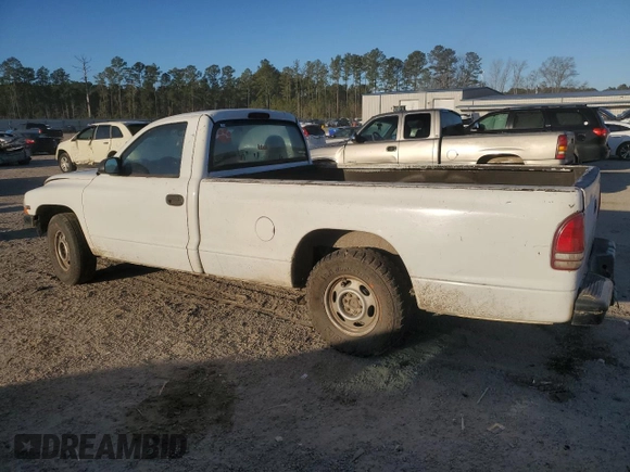1997 Dodge Dakota with VIN 1B7FL26X1VS197791, listed as a Copart auction lot 88724045 with Not Provided miles and Salvage Title. Bid and sale history available at carsss.com. Image 2.