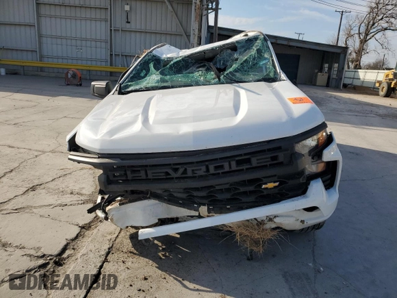 2022 Chevrolet Silverado 1500 Custom with VIN 3GCPABEK2NG596071, listed as a Copart auction lot 47257045 with Not Provided miles and Non Repairable. Bid and sale history available at DreamBid. Image 5.