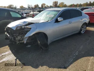 2007 Infiniti G35 Journey with VIN JNKBV61E67M725143, listed as a Copart auction lot 74765013 with 107,543 mi miles and Salvage Title. Bid and sale history available at DreamBid. Image 1.