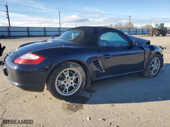 2008 Porsche Boxster with VIN WP0CA29818U711127, listed as a Copart auction lot 86896334 with 86,229 mi miles and Salvage Title. Bid and sale history available at carsss.com. Image 3.