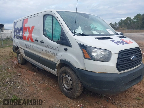 2018 Ford Transit Cargo with VIN 1FTYE2YM3JKA96638, listed as a IAAI auction lot 41319002 with Not Provided miles. Bid and sale history available at carsss.com. Image 1.