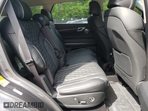 2022 Genesis GV80 with VIN KMUHCESC5NU100445, listed as a Copart auction lot 55877355 with 32,684 mi miles and Salvage title. Bid and sale history available at DreamBid. Image 11.