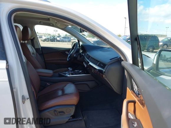 2017 Audi Q7 Premium with VIN WA1AAAF76HD019257, listed as a IAAI auction lot 42292549 with 55,067 mi miles and . Bid and sale history available at DreamBid. Image 5.